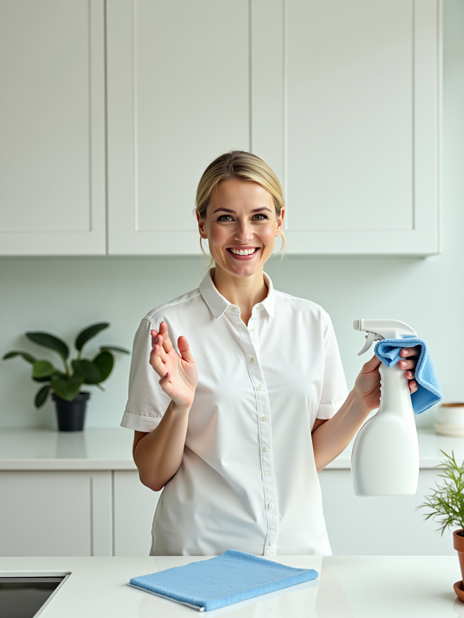 Clean, bright home interior